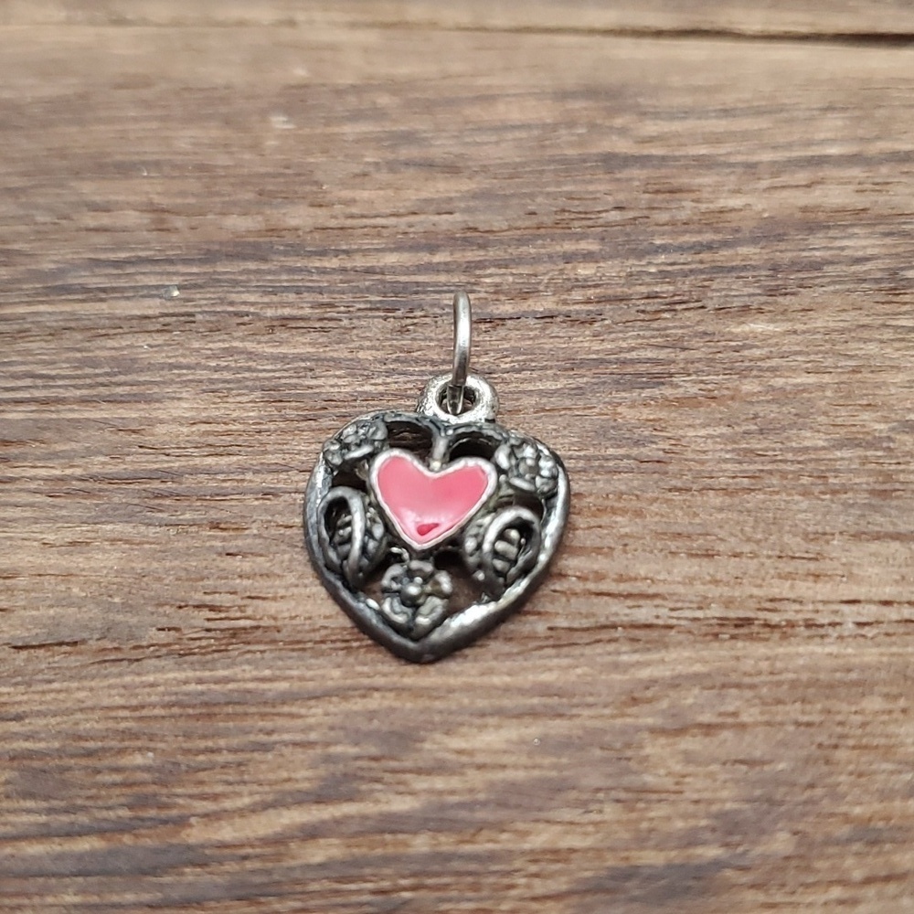 Victorian vines heart necklace‎ pendant